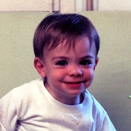 Pablo in 1990, after stealing some bread