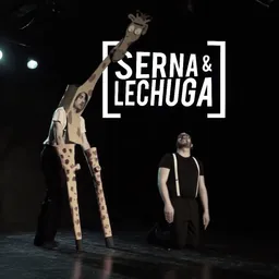 Pablo in 2016 performing at RAI next to Adrián Serna