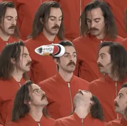 Pablo in 2017 with a shoe in his head