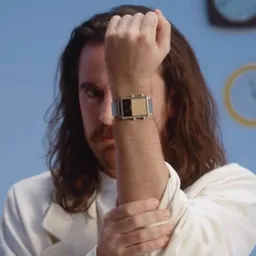 Pablo in 2019 filming the 'Back to the Future' watch ad